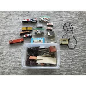 Vintage mixed toy train lot railroad Railway collectibles Parts Only
